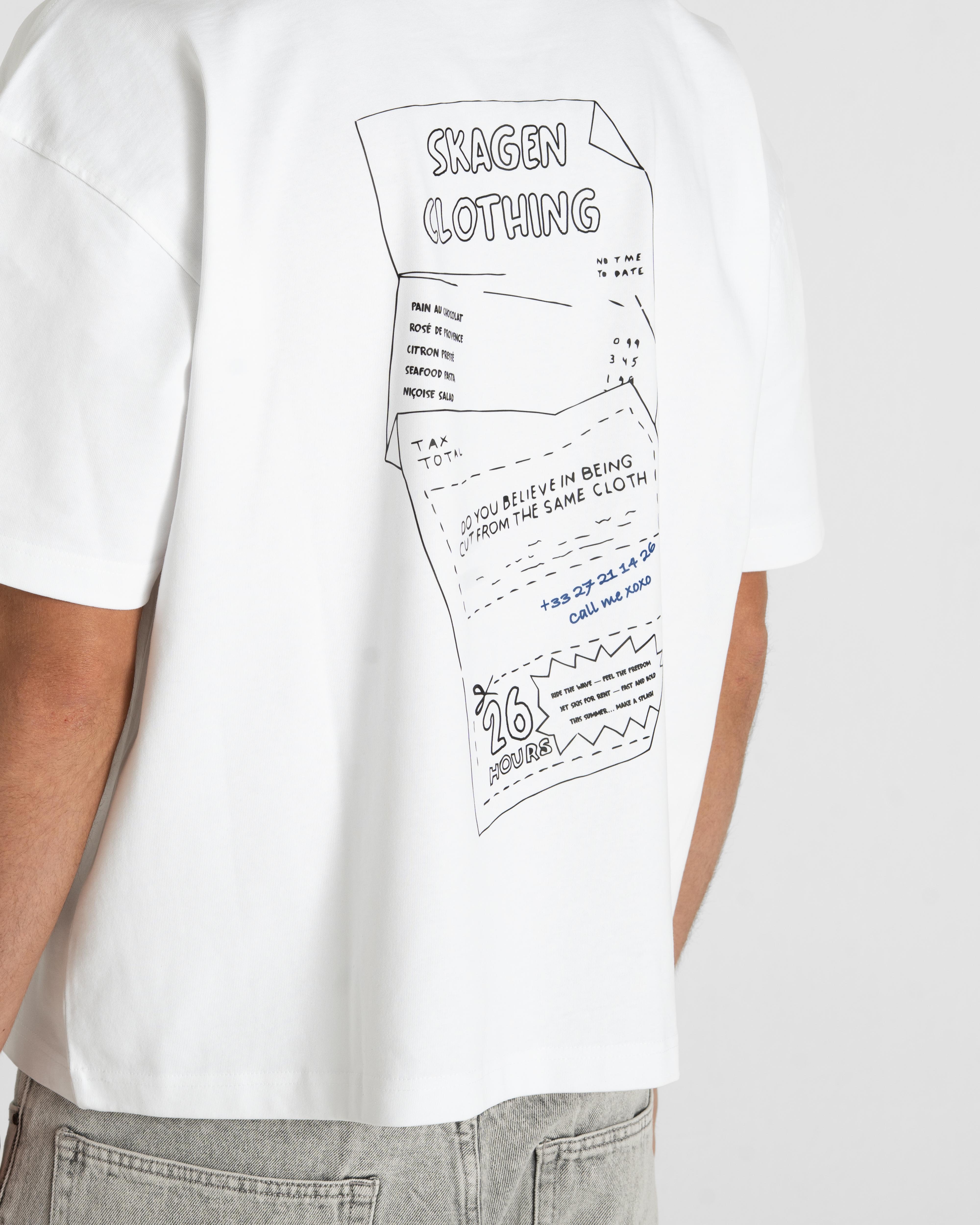 Receipt T-shirt White